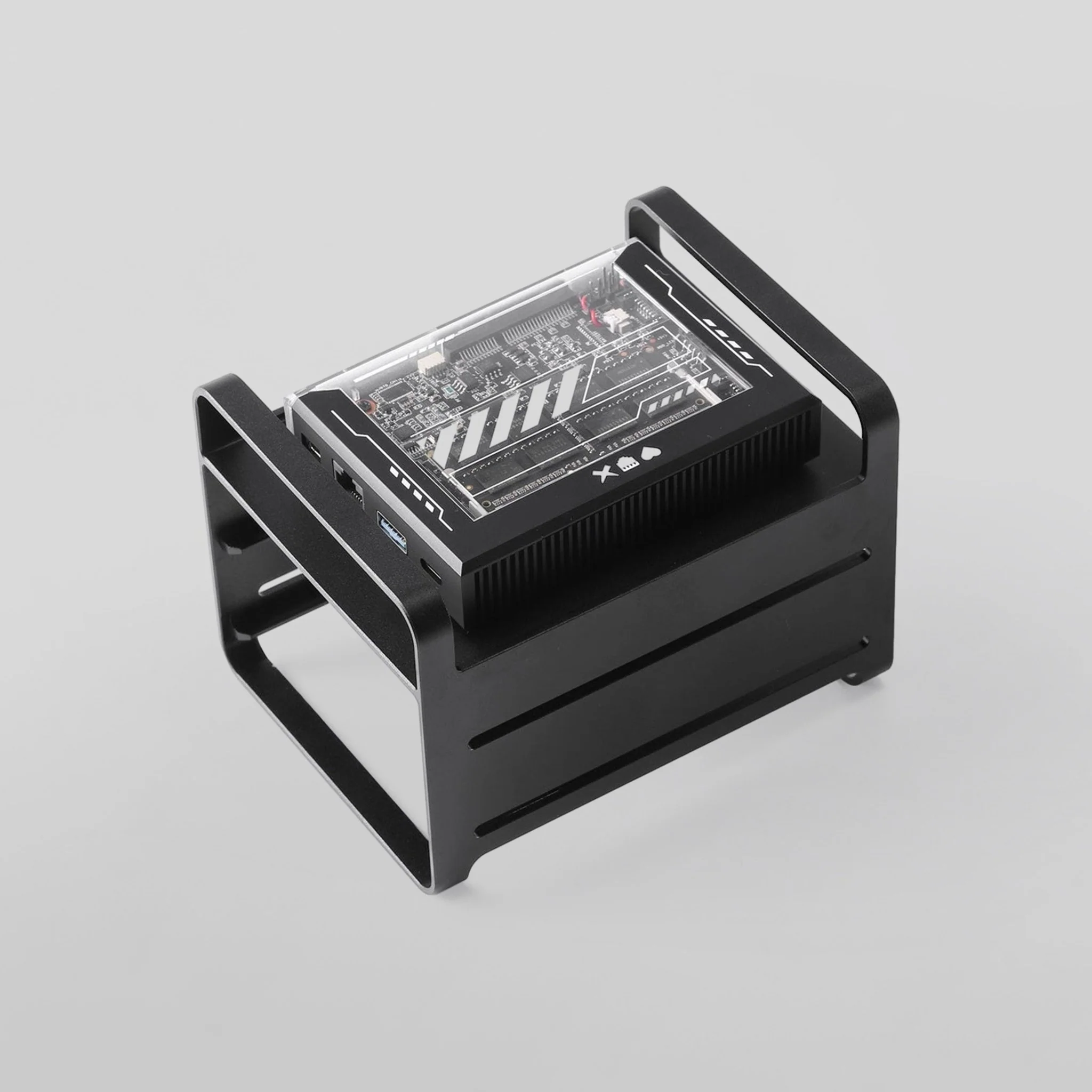 2 Bay HDD Rack Tray for ZimaBlade and RPi Dual 3.5'' Storage Drive Stand - Image 3