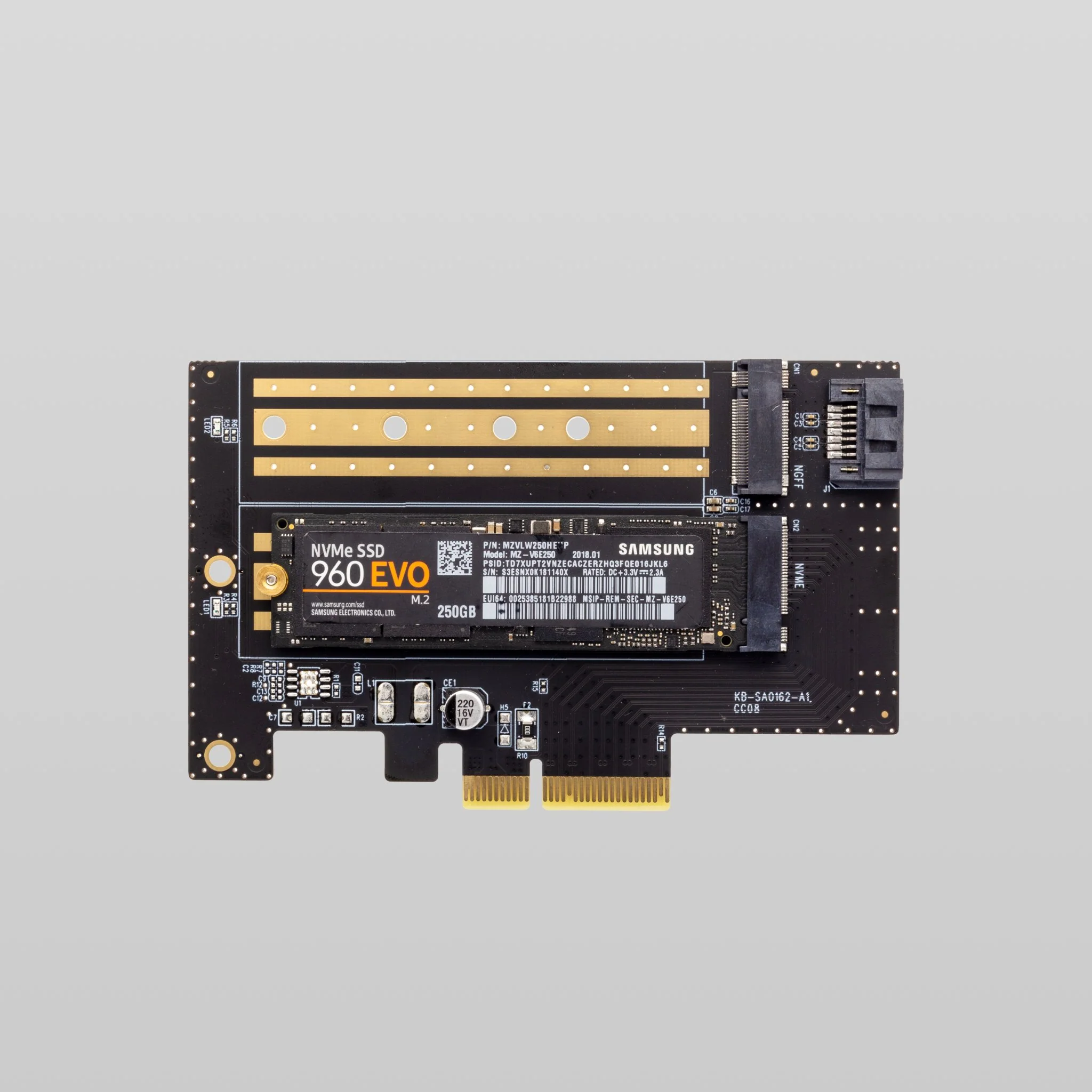 PCIe to NVMe & NGFF SSD Adapter - Image 3
